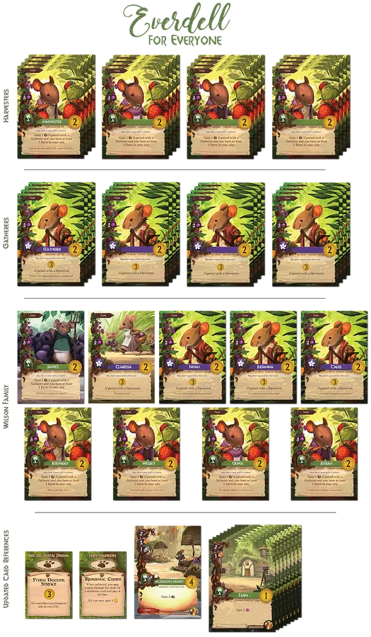 Everdell Promo Pack Everdell for Everyone
