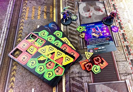 Cyberpunk Red Combat Zone Acrylic Tokens