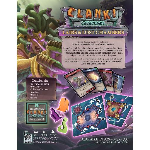 Clank! Catacombs Lairs & Lost Chambers