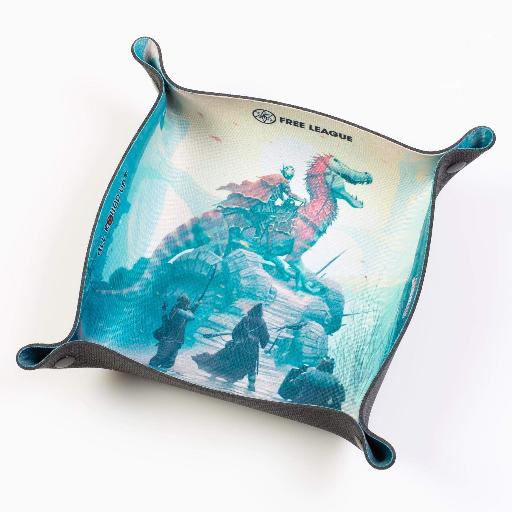 Raiders and Rogues Forbidden Lands Square Folding Dice Tray