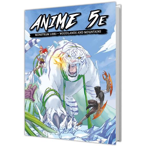 Anime 5E RPG Monstrum Libri Volume 1 Woodlands and Mountains