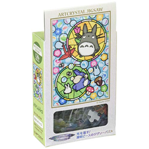 Stained Glass Jigsaw Puzzle 126pc Glass Pearls - My Neighbor Totoro