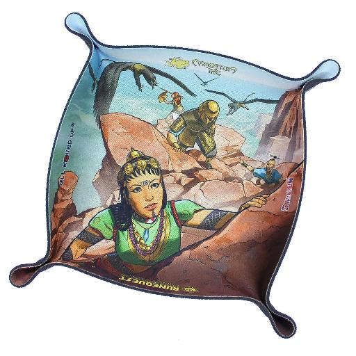 The Pegasus Plateau Runequest Square Folding Dice Tray