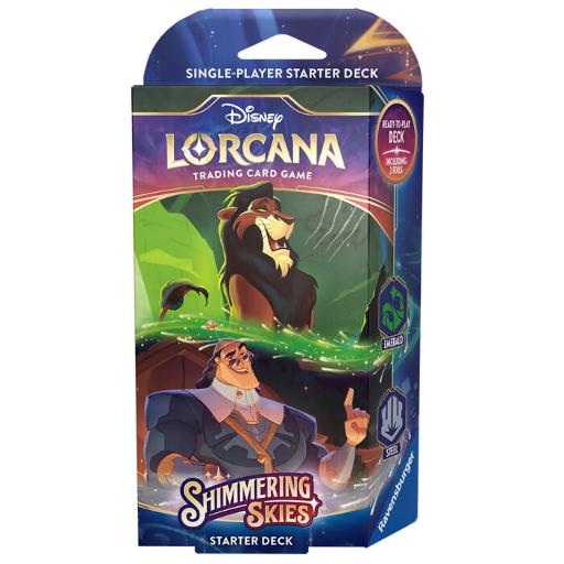 Disney Lorcana TCG: Shimmering Skies Starter Deck Emerald & Steel