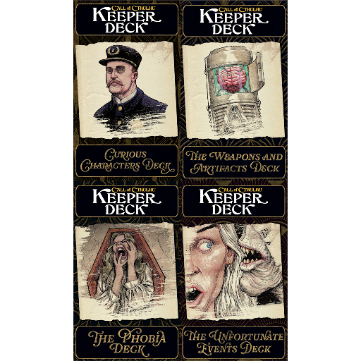Call of Cthulhu Keeper Decks 2nd. Edition