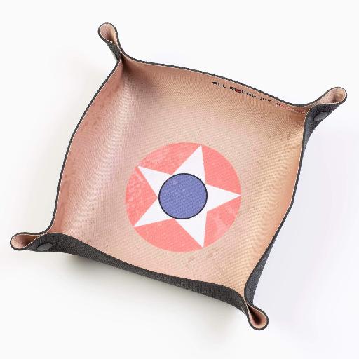 WW2 USA Square Folding Dice Tray