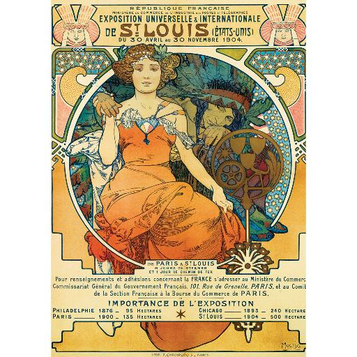 Exposition Universelle and Internationale de St. Louis, 1903 (1000pc)