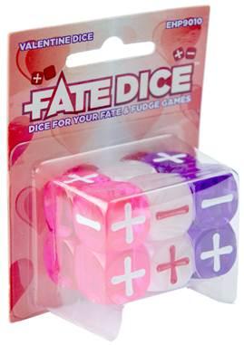 Fate Dice Valentine Dice