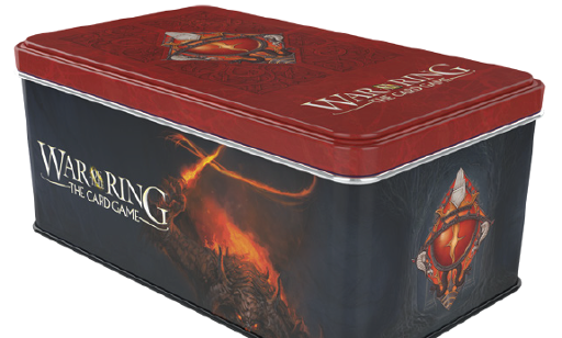 War of the Ring Card Game Shadow Card Box and Sleeves Balrog Version