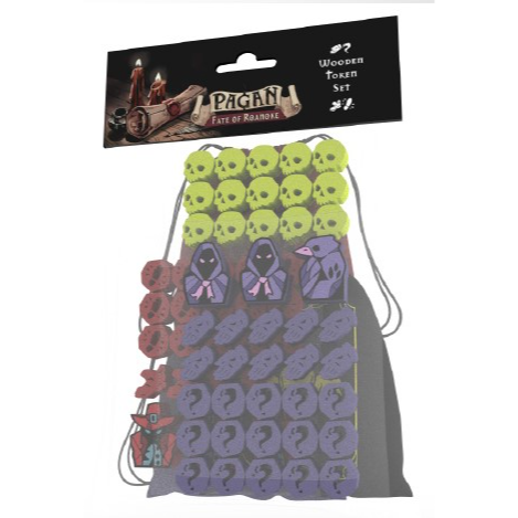 Pagan Fate of Roanoke Wooden Token Kit