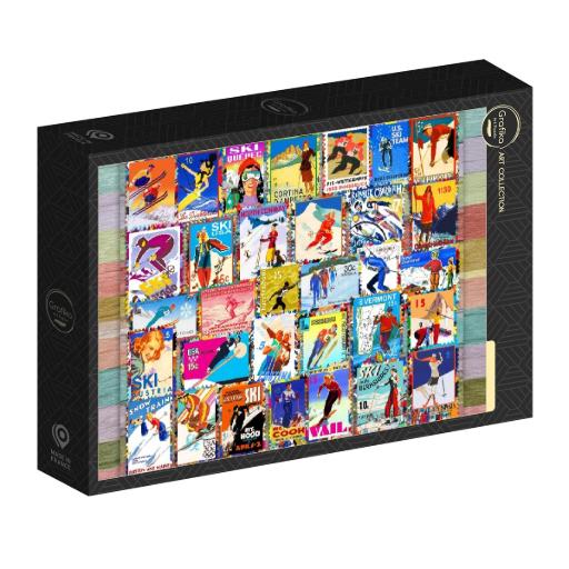 Ski Stamp Posters (1000pc)