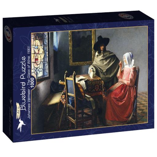 Johannes Vermeer - The Glass of Wine, 1661 (1000pc)