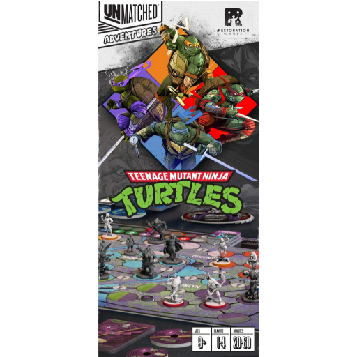 Unmatched Adventures - Teenage Mutant Ninja Turtles + Kickstarter Pizza Rama Pledge