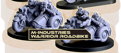 Cyberpunk Red Combat Zone Warrior Roadbike