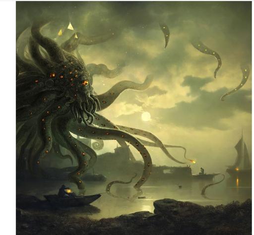 Dice Tray Dark Shoggoth