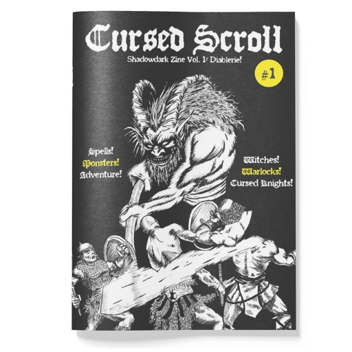 Cursed Scroll Zine, Vol. 1: Diablerie! Print + PDF (Shadowdark RPG)