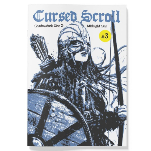 Cursed Scroll Zine, Vol. 3: Midnight Sun, Print + PDF (Shadowdark RPG)
