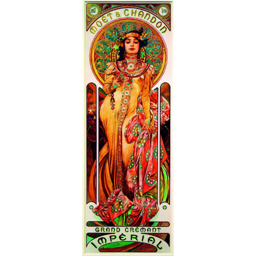 Mucha  - Moët & Chandon-Grand Crémant Impérial, 1899 (1000pc)