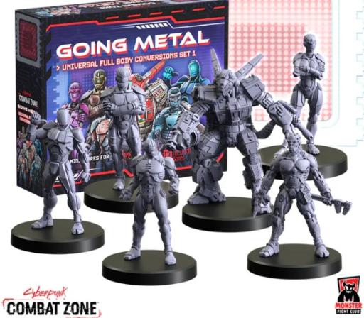 Cyberpunk Red Combat Zone Going Metal Full Body Conversion Kit 1
