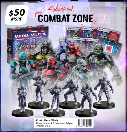 Cyberpunk Red Combat Zone Metal Militia Full Body Conversion Kit 2