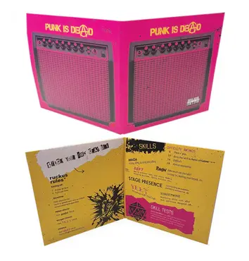 Mörk Borg Punk is Dead RPG Band Manager Screen