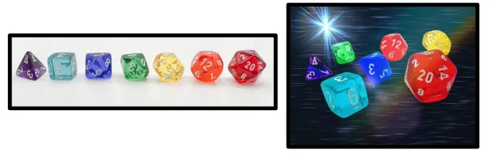 Prism Translucent Polyhedral GM and Beginner Player 7-Die Set