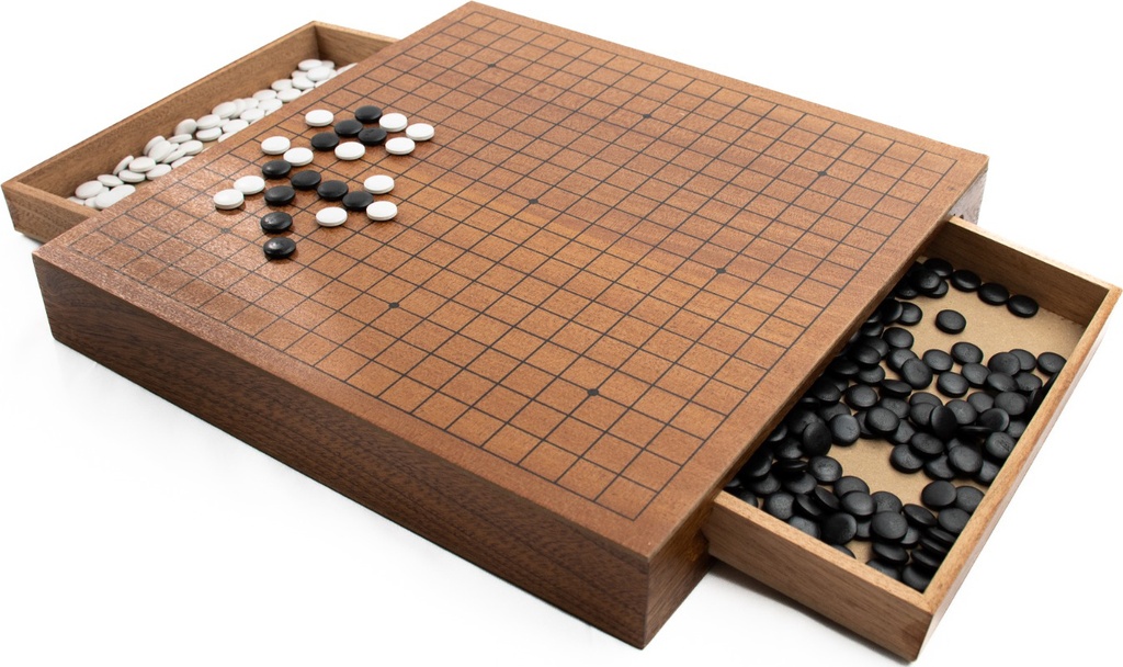 LPG Classics Wooden Weiqi / Go Set 30 cm Board with Drawers 