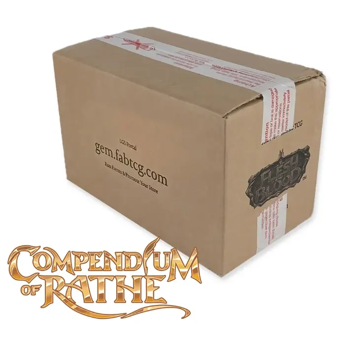 Flesh & Blood TCG - Compendium of Rathe Booster Display Case (4x24 Packs) PREORDER