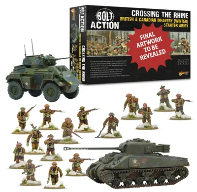 Bolt Action - British & Canadian Infantry (Winter) Starter Army "Crossing The Rhine"