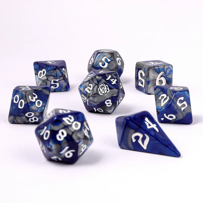 Hymgho 8 Piece RPG Dice Set Blood Pact