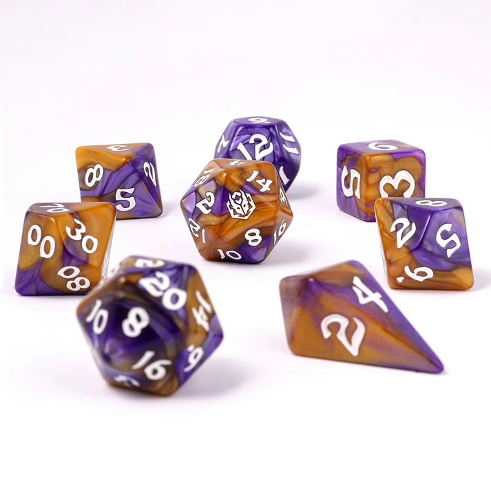 Hymgho 8 Piece RPG Dice Set Mystic Nebula (kopio)