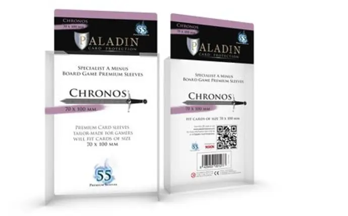 Paladin Sleeves - Chronos 70x100mm (55 Sleeves)