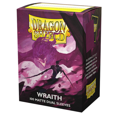 Dragon Shield Standard Sleeves - Dual Matte Wraith (100 Sleeves)