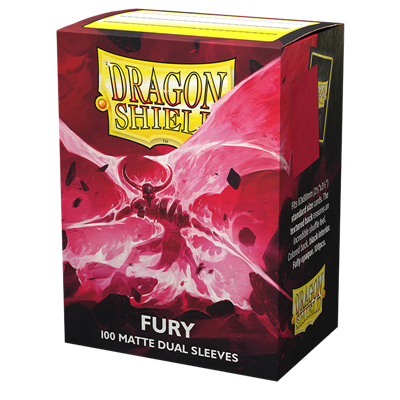 Dragon Shield Standard Sleeves - Dual Matte Fury (100 Sleeves)