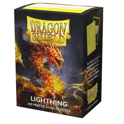 Dragon Shield Standard Sleeves - Dual Matte Lightning (100 Sleeves)
