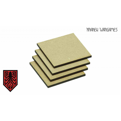 Kraken Wargames - MDF Base Square 50x50mm (20)