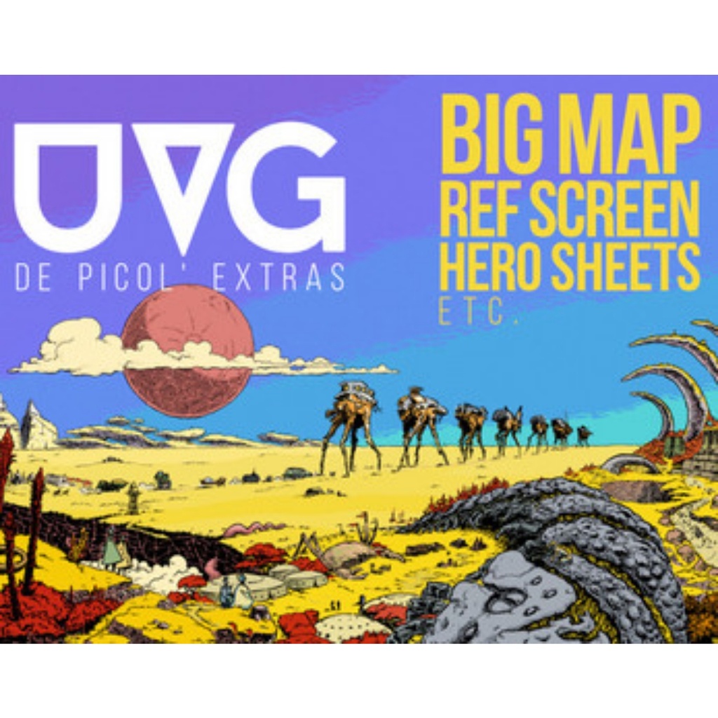 Ultra Violet Grasslands RPG 2.0 GM Screen