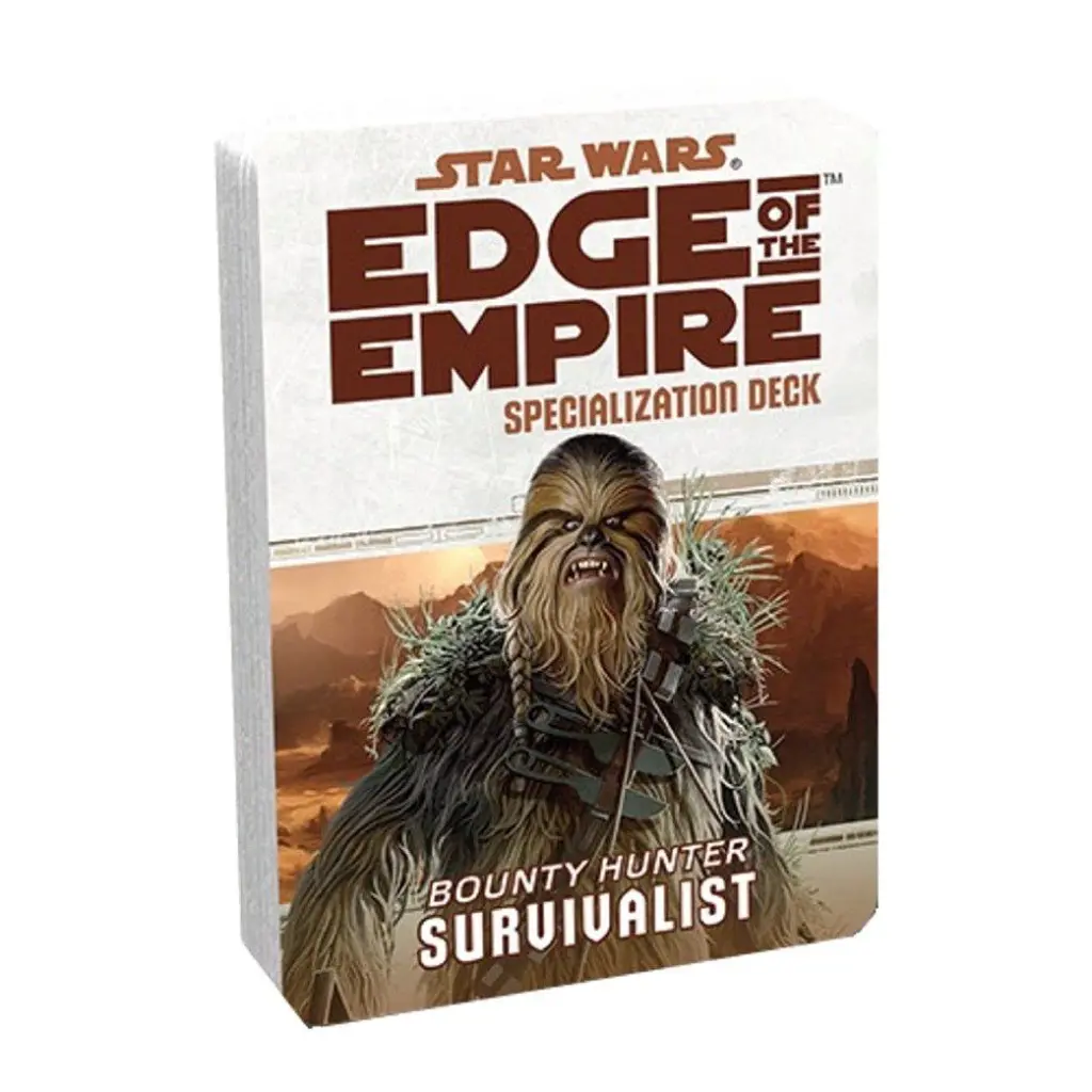 Star Wars RPG Edge of the Empire Survivalist Specialization Deck