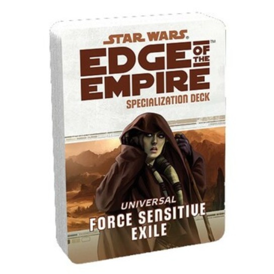 Star Wars RPG Edge of the Empire Force Sensitive Exile Specialization Deck