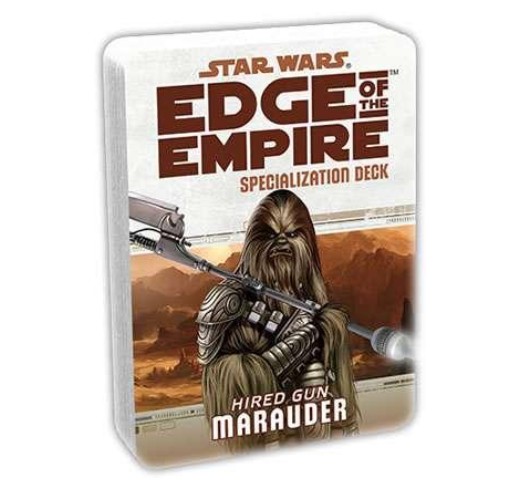 Star Wars RPG Edge of the Empire Marauder Specialization Deck