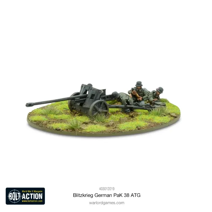 Blitzkrieg German Pak 38 5cm Anti-Tank Gun (1941-42)