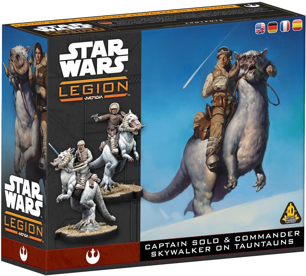 Star Wars: Legion - Han Solo & Luke Skywalker on Tauntaun