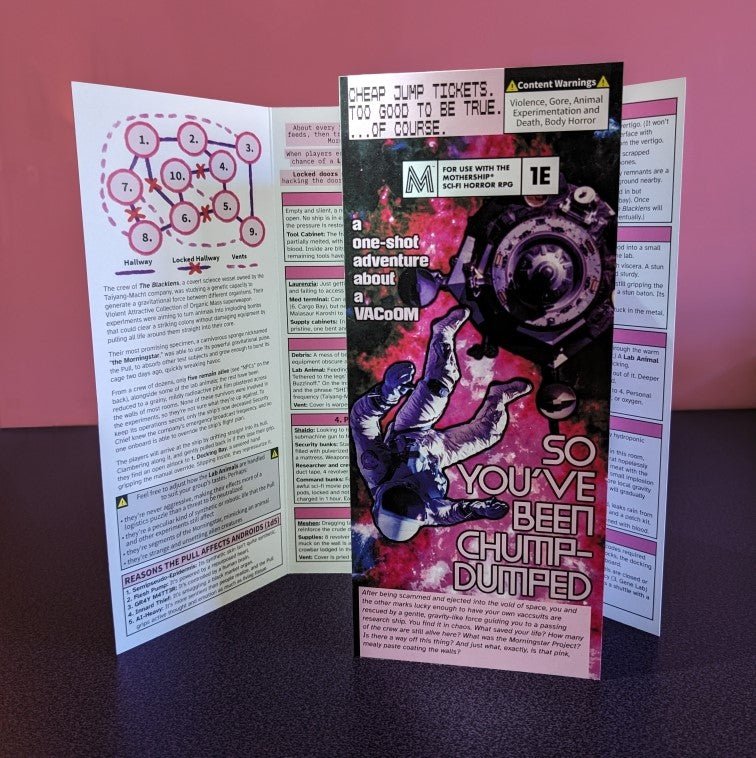 Mothership RPG So you´ve been Chump-Dumped