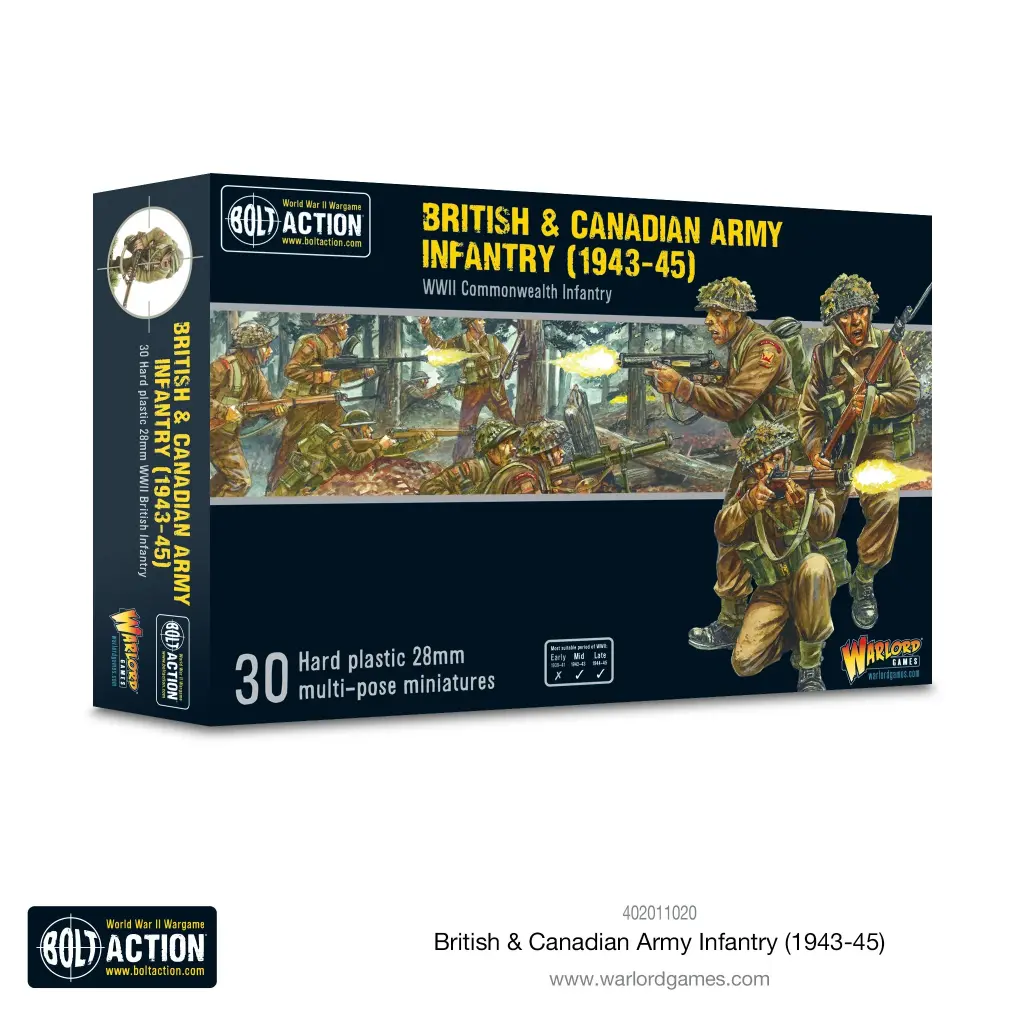 Bolt Action - British & Canadian Army infantry (1943-45)