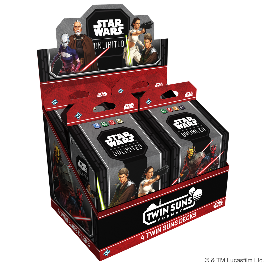 Star Wars Unlimited - Twin Suns 2026: Set of 4 Decks
