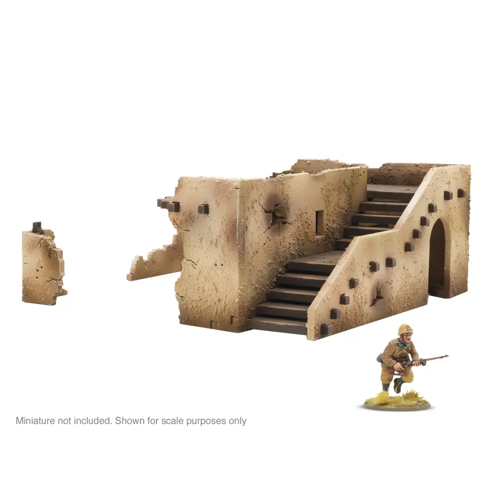 Bolt Action - Adobe Building - Gentleman's War Ruins