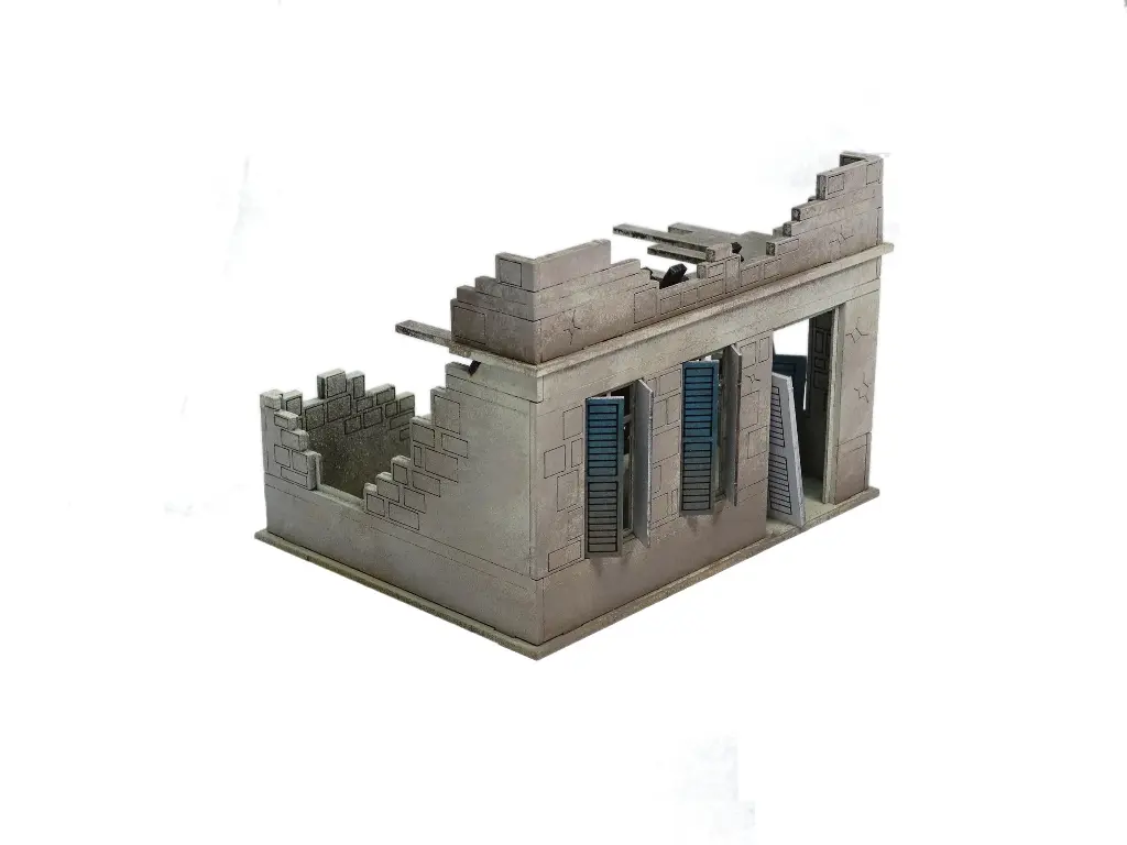 Bolt Action - Small Destroyed North Africa House