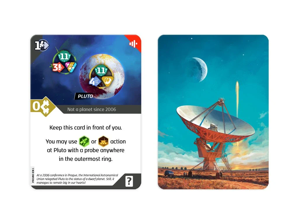 SETI: Pluto Promo Card