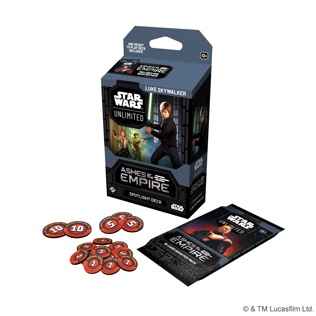 Star Wars Unlimited -  Ashes of the Empire Spotlight Luke Skywalker