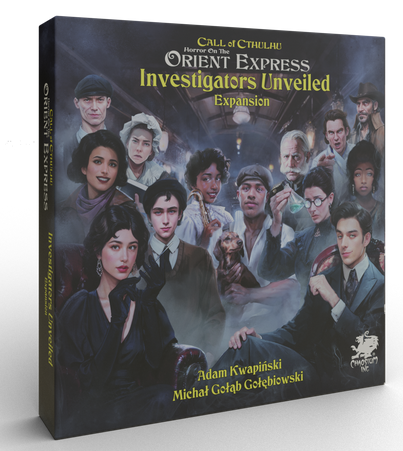  Horror on the Orient Express: The Board Game – Investigators Unveiled Expansion